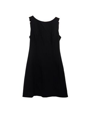 ZARA little black dress open back buckle sleeveless medium flattering film noir